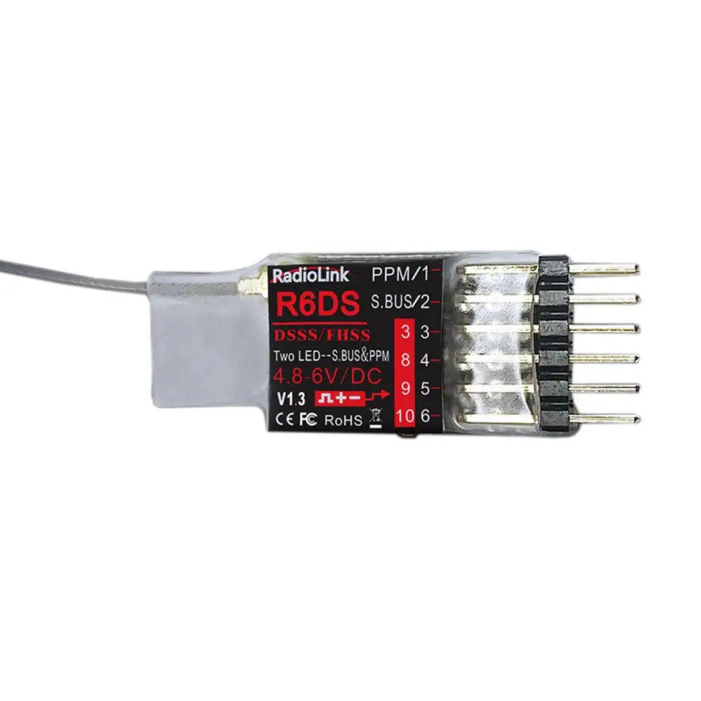 Radiolink R6DS 10-CH 2.4GHz DSSS＆FHSSレシーバ
