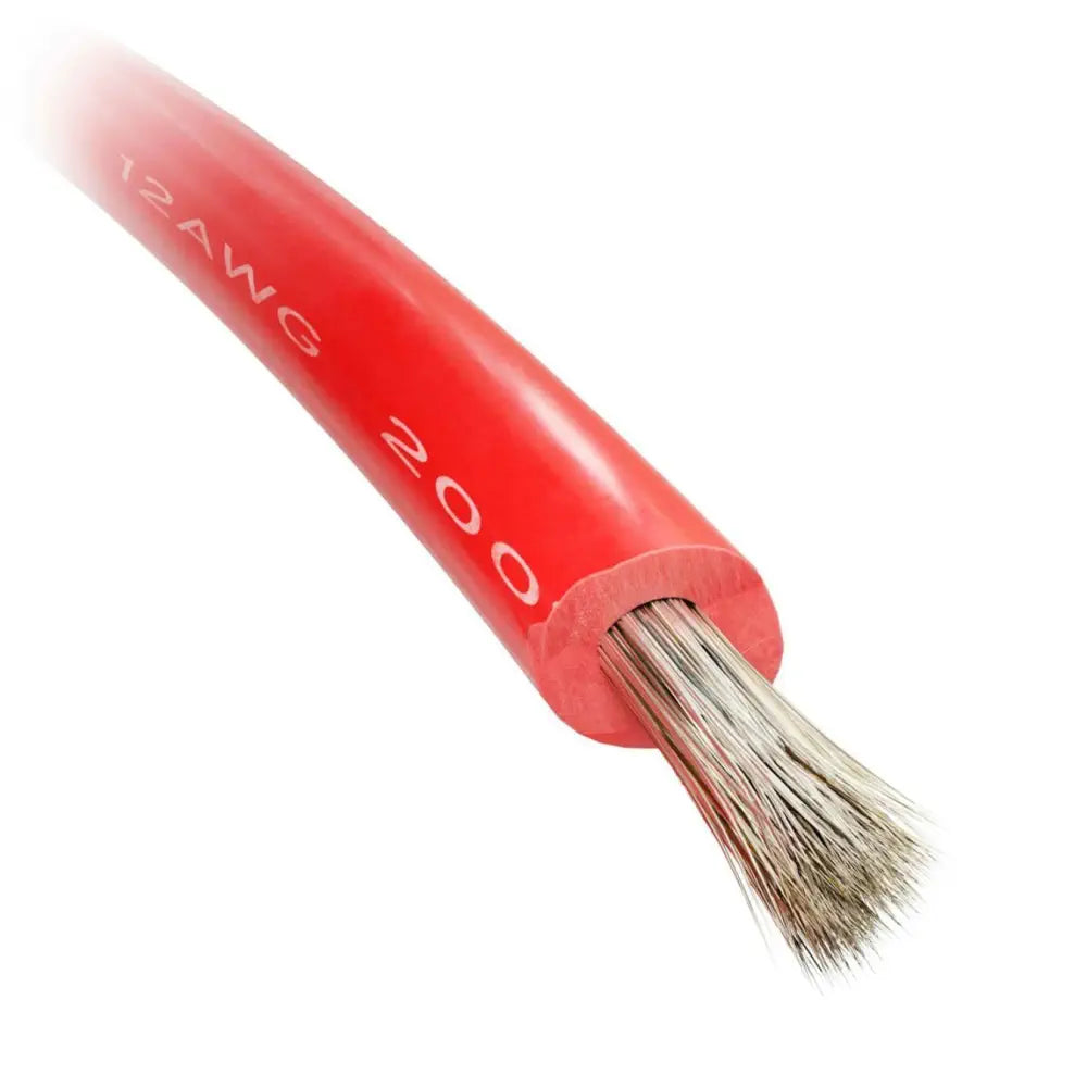12AWG 黒色 プレミアムシリコン 被覆ワイヤ（3m）