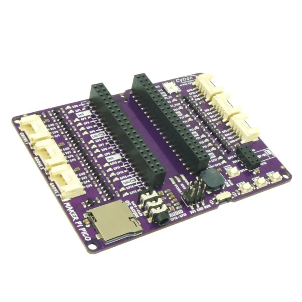 Maker Pi Pico (Pi Picoなし) : 初心者向け Raspberry Pi Pico 簡素化ボード