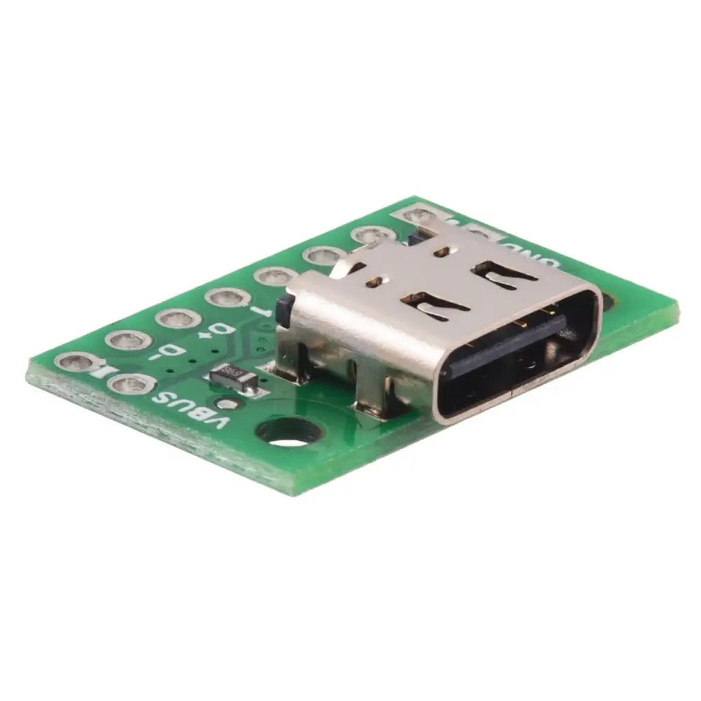Pololu USB 2.0 Type-C コネクタブレイクアウトボード（usb07b）