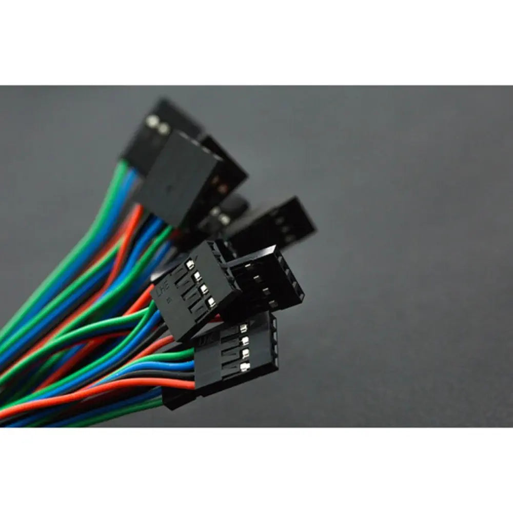 Gravity 4ピンIIC / I2C / UART センサケーブル（10本）