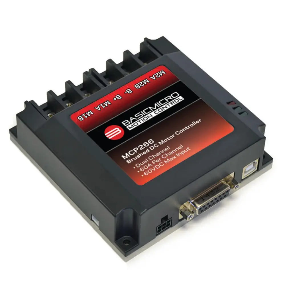 MCP266 デュアル 60A 60VDC 高性能モータコントローラ
