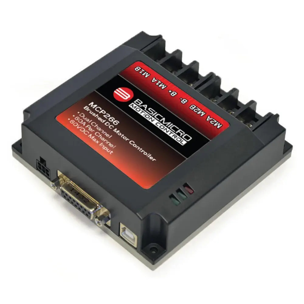 MCP266 デュアル 60A 60VDC 高性能モータコントローラ