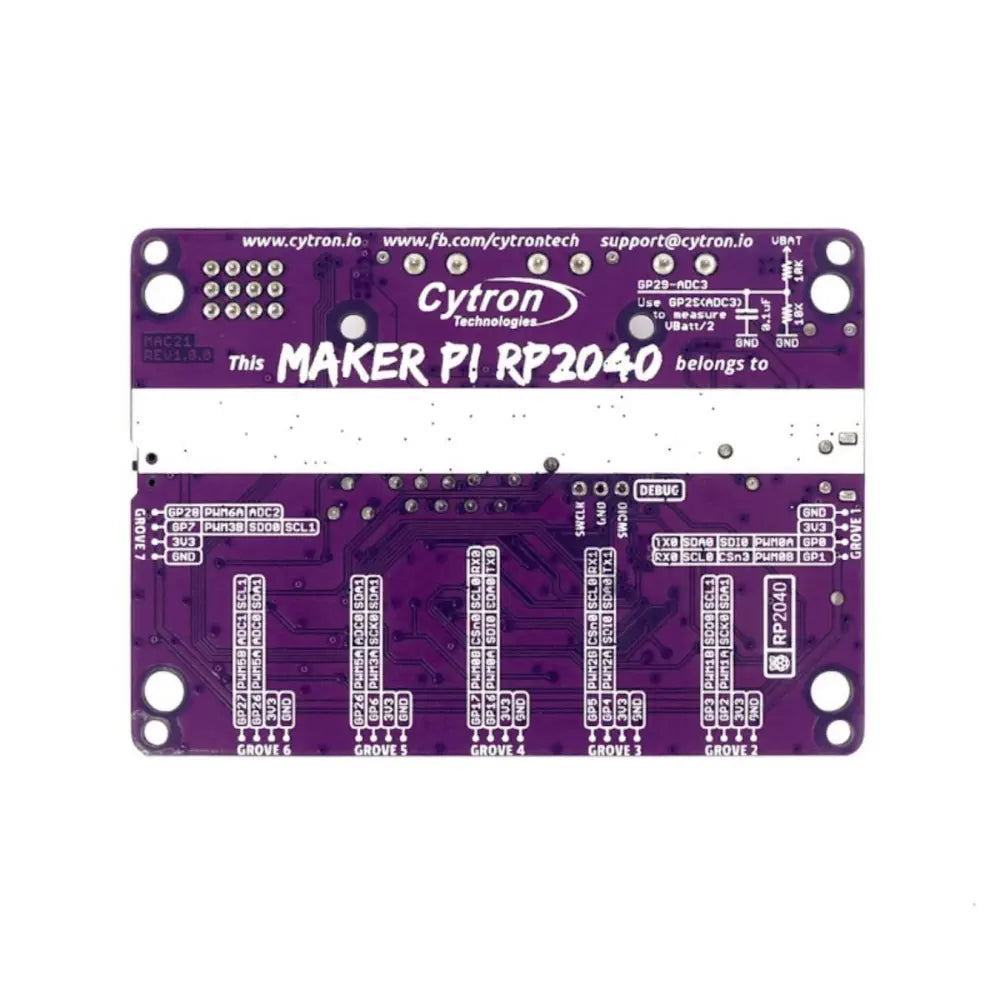 Maker Pi RP2040: Raspberry Pi RP2040を使用したロボット制御用ボード