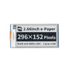 Raspberry Pi Pico用 2.66インチ 296 x 152 E-Paper E-Ink ディスプレイモジュール、SPI