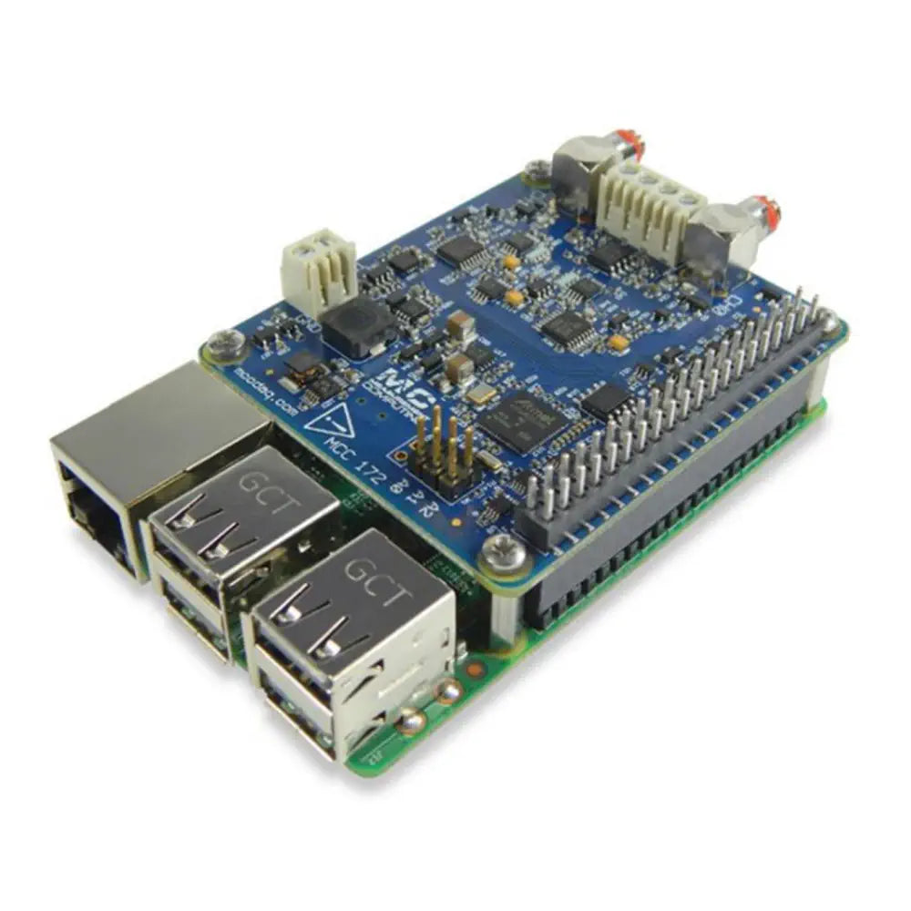 Digilent Raspberry Pi用 MCC 172 IEPE測定 DAQ HAT