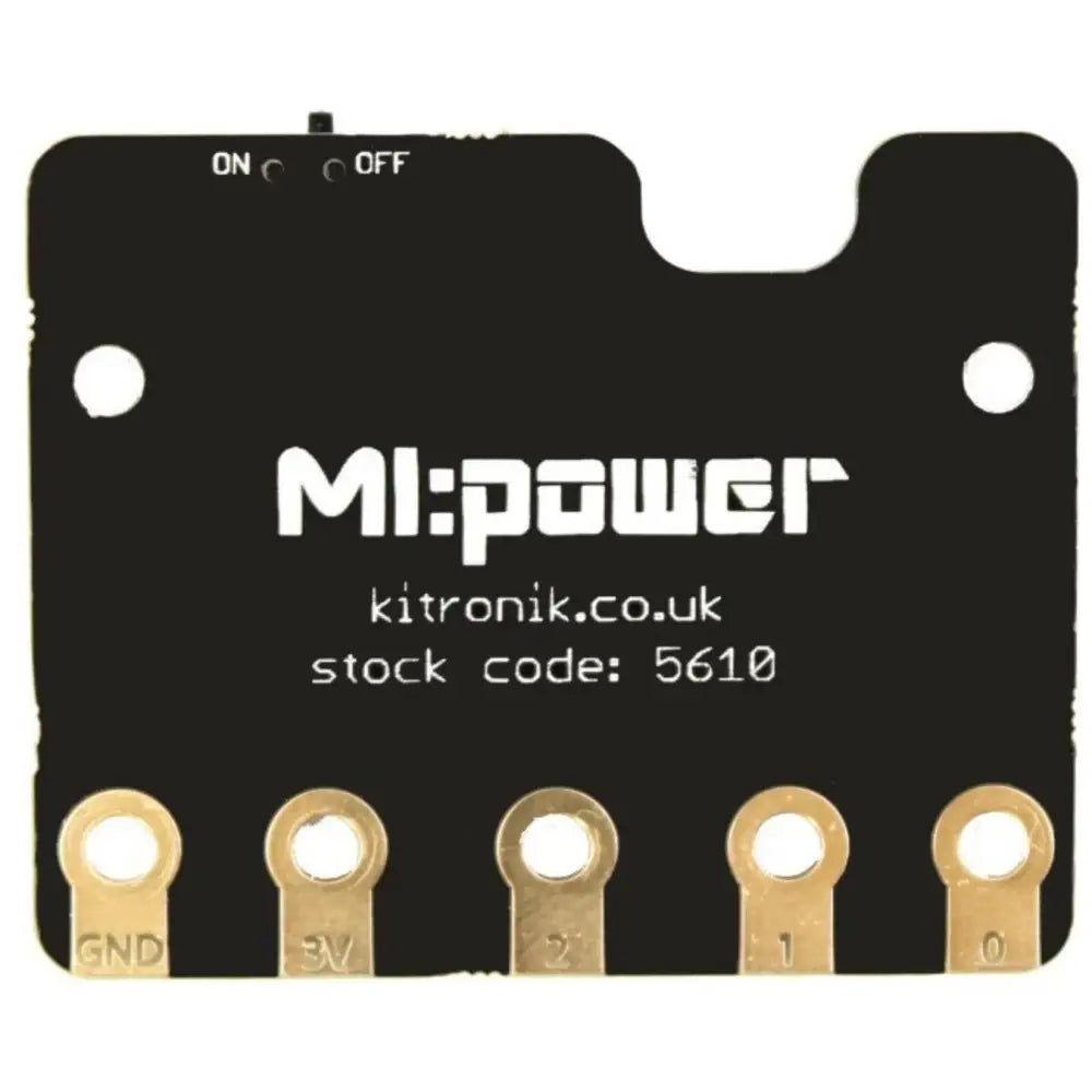 Kitronik MI：micro：bit V2用電源ボード