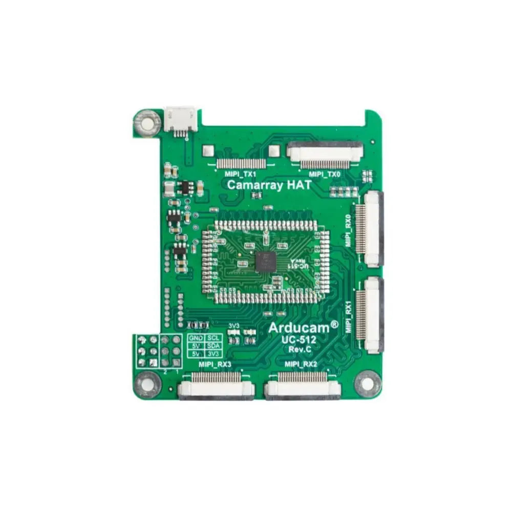 Arducam 1MP*4 Quadrascopic モノクロカメラセット