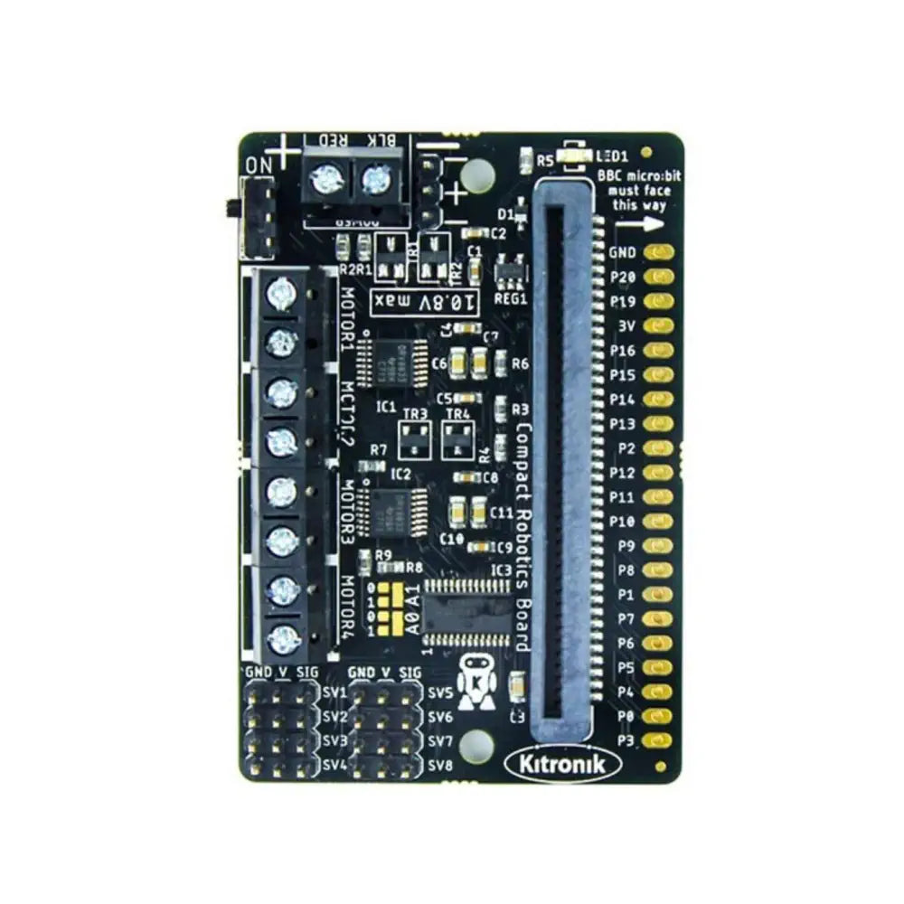 Kitronik BBC micro:bit用 小型オールインワン ロボット基板