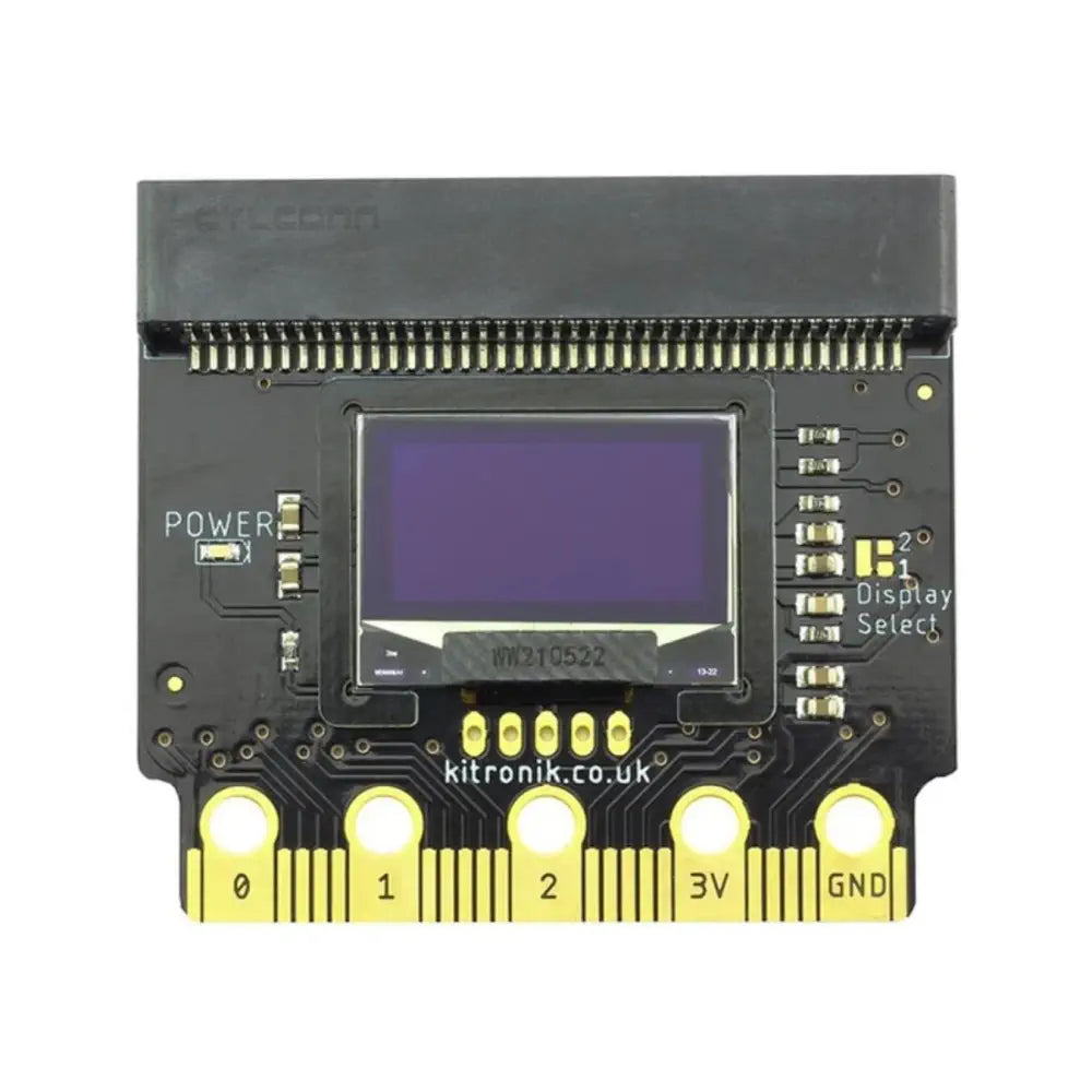 Kitronik：BBC micro：bit用 VIEW Graphics128 OLEDディスプレイ 128 x 64