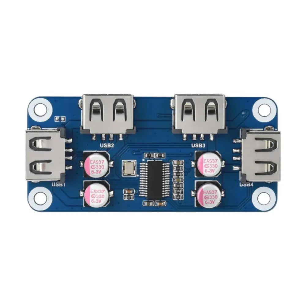 Raspberry Piシリーズ用 USBハブHAT (B) 4 x USB2.0ポート搭載