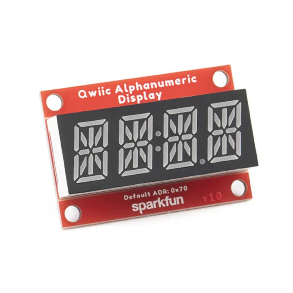 SparkFun Qwiic 英数字ディスプレイ - 赤色