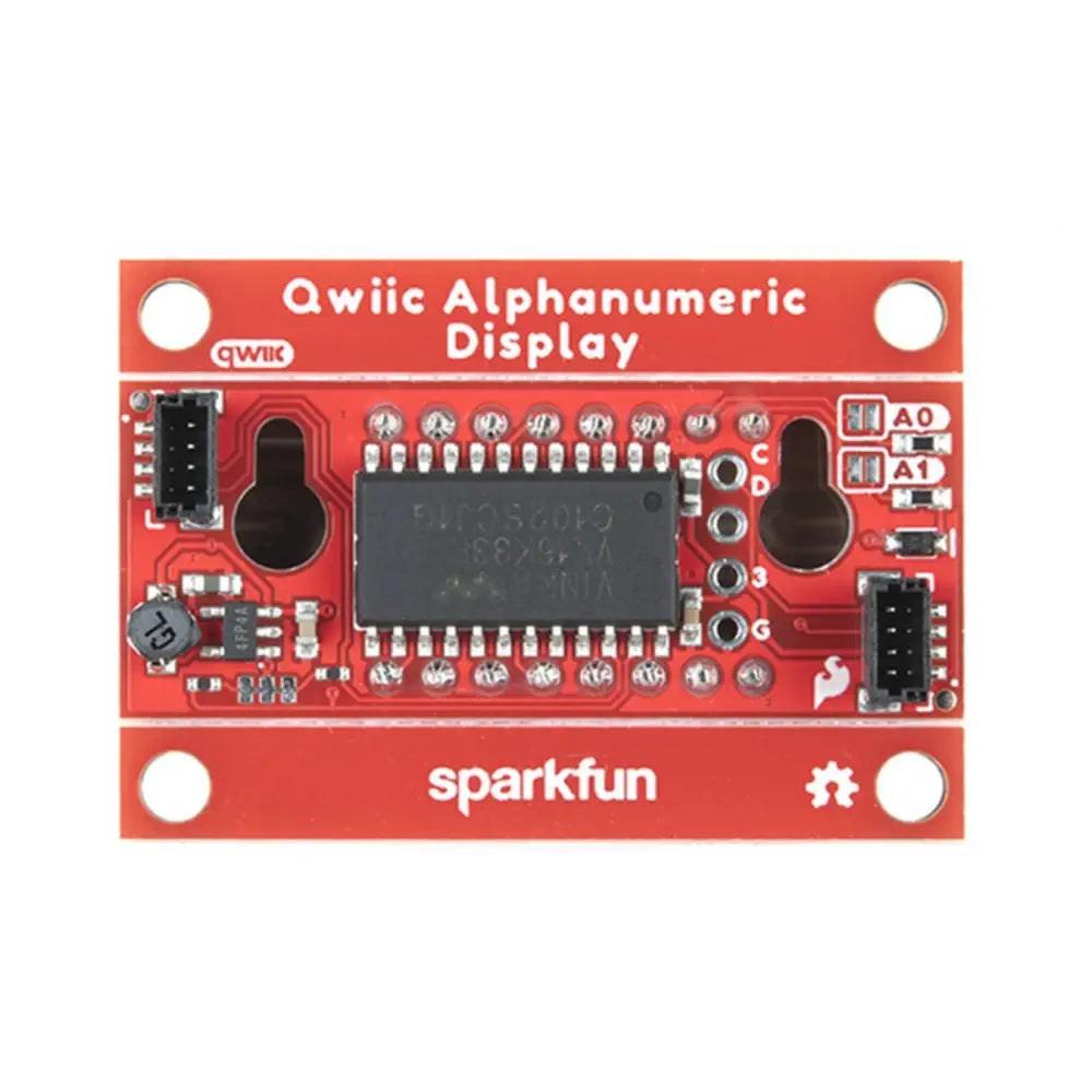 SparkFun Qwiic 英数字ディスプレイ - 赤色