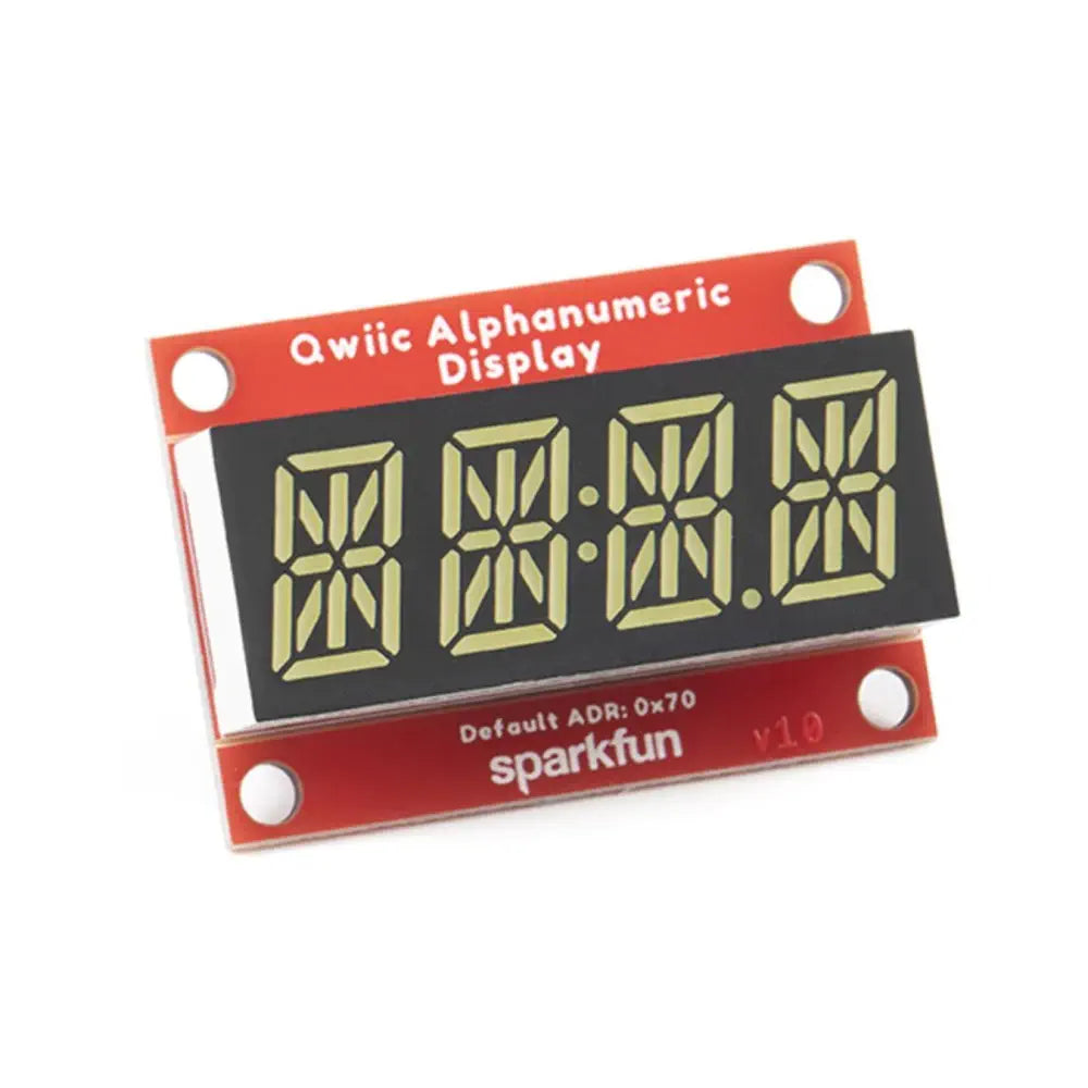 SparkFun Qwiic 英数字表示器（白色）