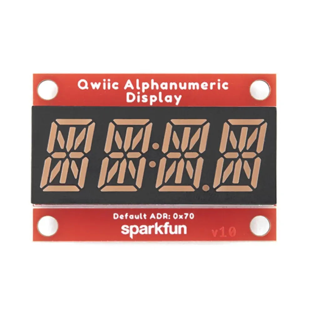SparkFun Qwiic 英数字ディスプレイ - 紫色