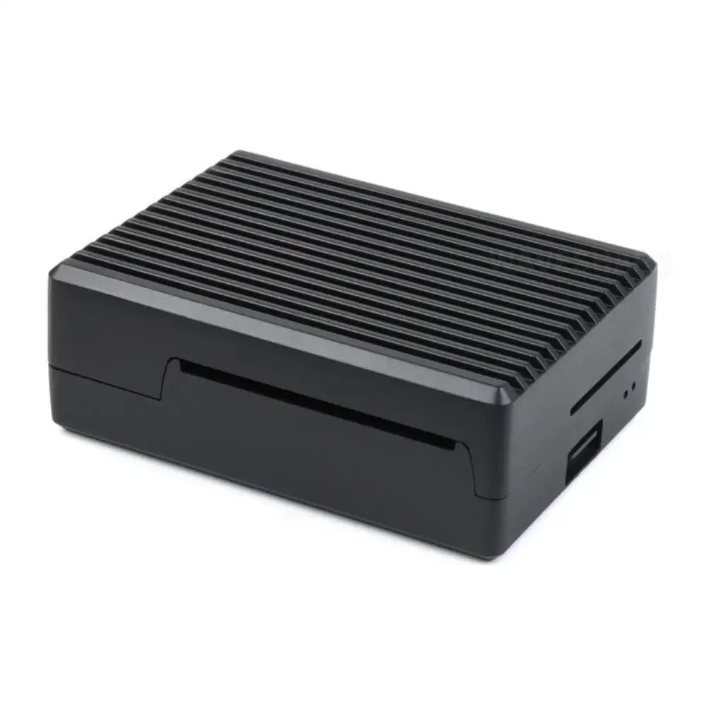 Raspberry Pi 4用アルミストライプ溝付きケース（内部ヒートシンクピラー付き）
