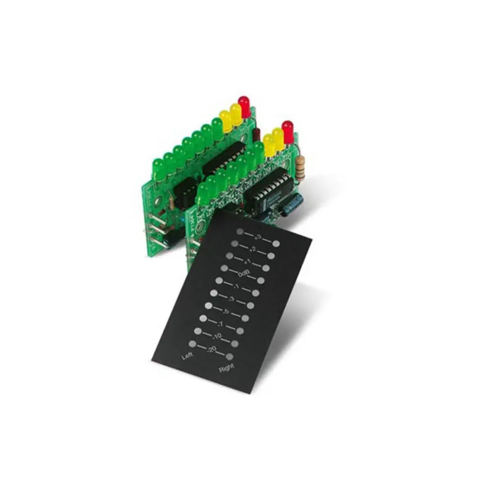 ステレオVuメータ 2 x 10 LED はんだ付けキット