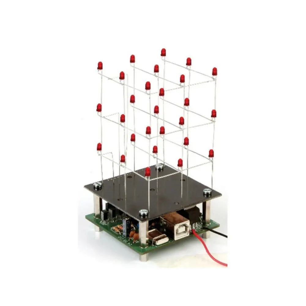 Velleman 3D LEDキューブ 3 x 3 x 3 はんだ付けキット