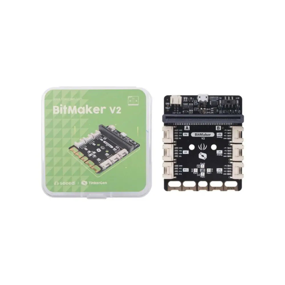 BitMaker_V2 JST 2.0 バッテリコネクタ および 6 x Groveコネクタ