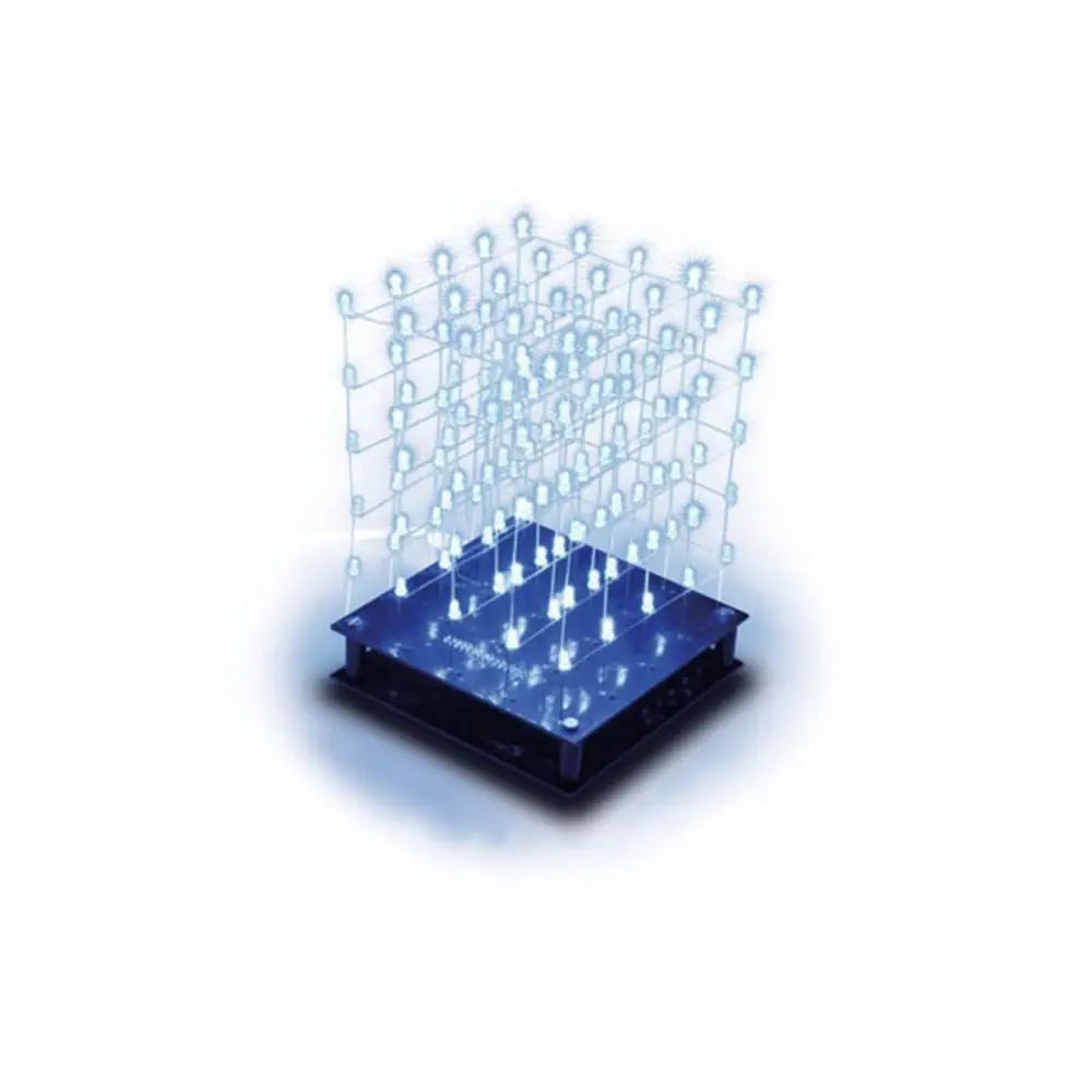 3D LEDキューブ 5 x 5 x 5 はんだ付けキット (青色)