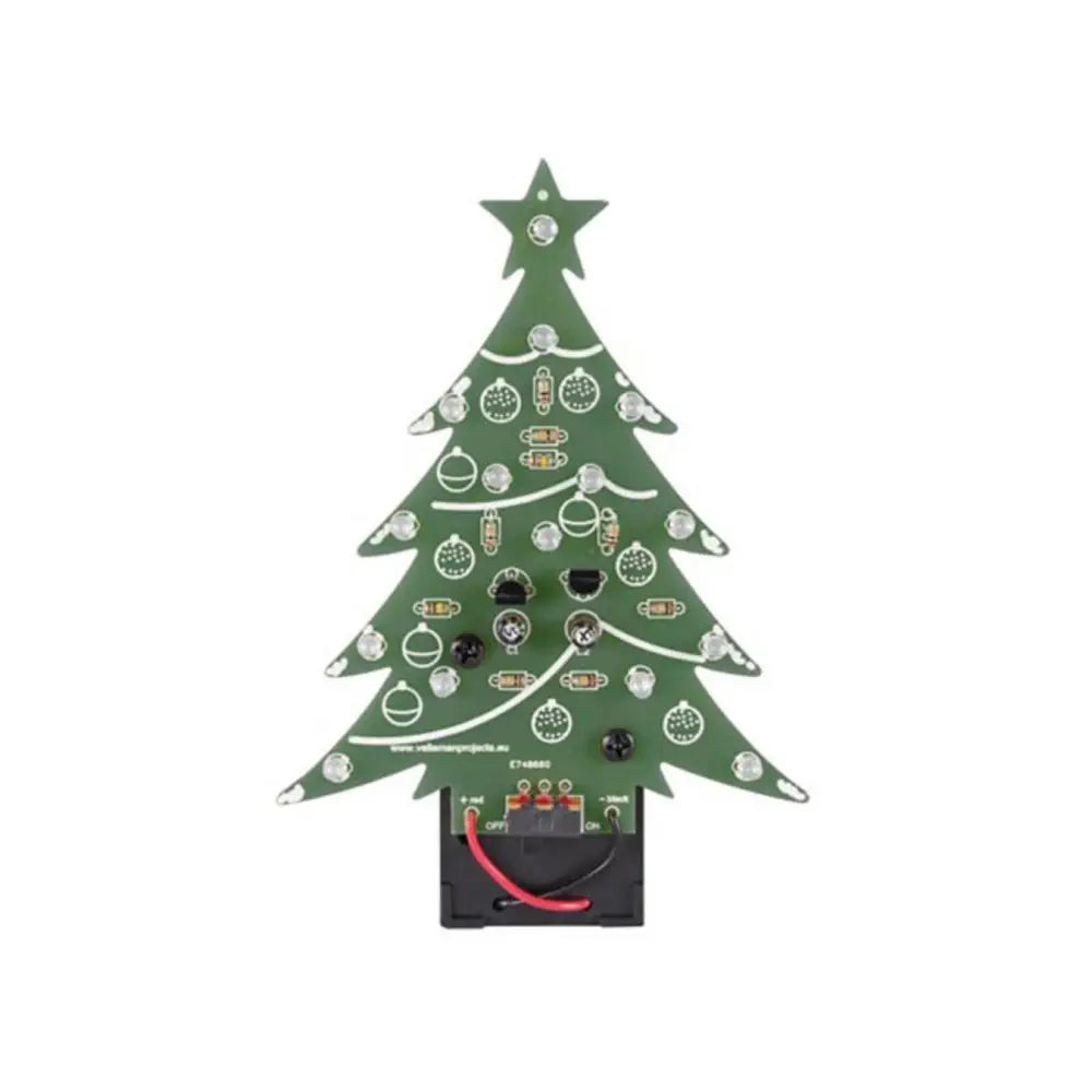 青色LED クリスマスツリー はんだ付けキット