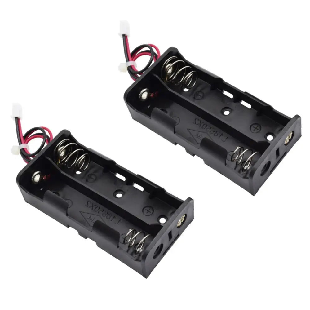 Adeept 18650 バッテリホルダ ケーブル および 2.54mm JSTコネクタ付き（2個）