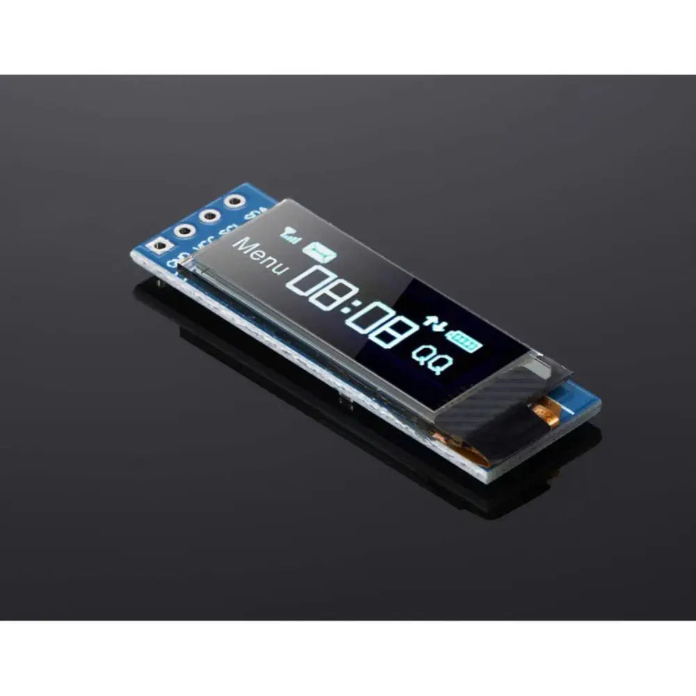 0.91インチ I2C OLEDディスプレイモジュール 青色 I2C OLED スクリーンドライバ  DC3.3〜5V（5個）