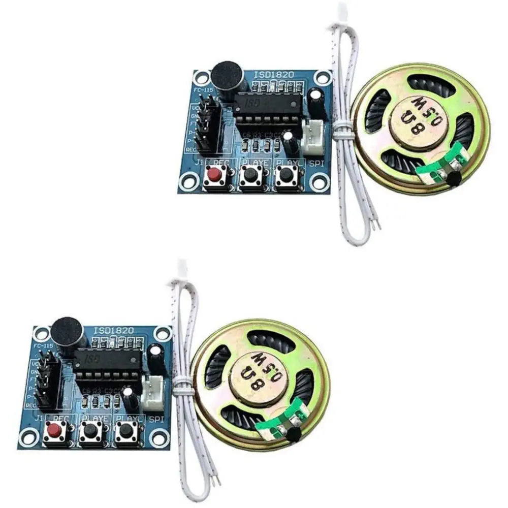 ISD1820 サウンド音声 録音再生モジュール サウンドレコーダ（2個）