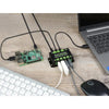 産業用グレード USBハブ 4 x USB 2.0ポート 切り替え可能 デュアルホスト USプラグ付き