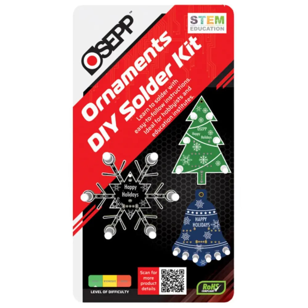 OSEPP ホリデーオーナメント DIY はんだ付けキット