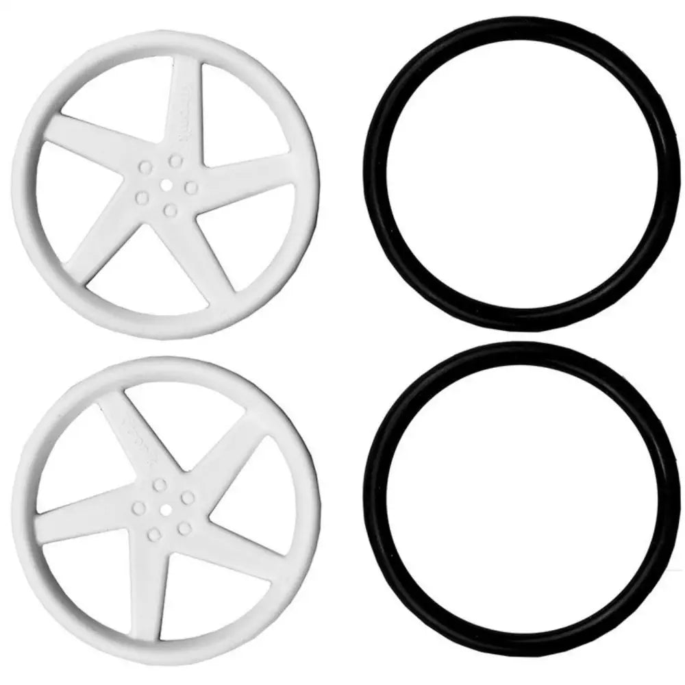 63mm サーボホイール - ホワイト（2個入り）