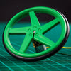 Dシャフトモーター用 63mmホイール - グリーン（2個入り）