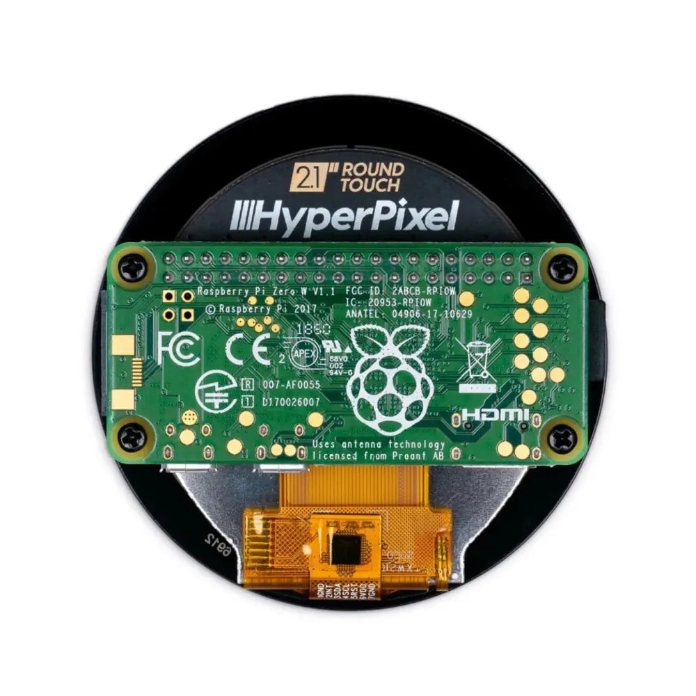 HyperPixel Raspberry Pi用 2.1 Round 高解像度ディスプレイ