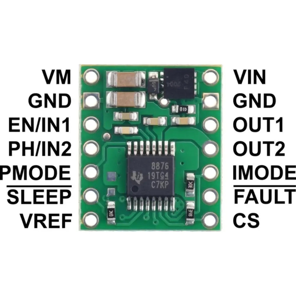 Pololu DRV8876 シングルブラシ DCモータドライバキャリア