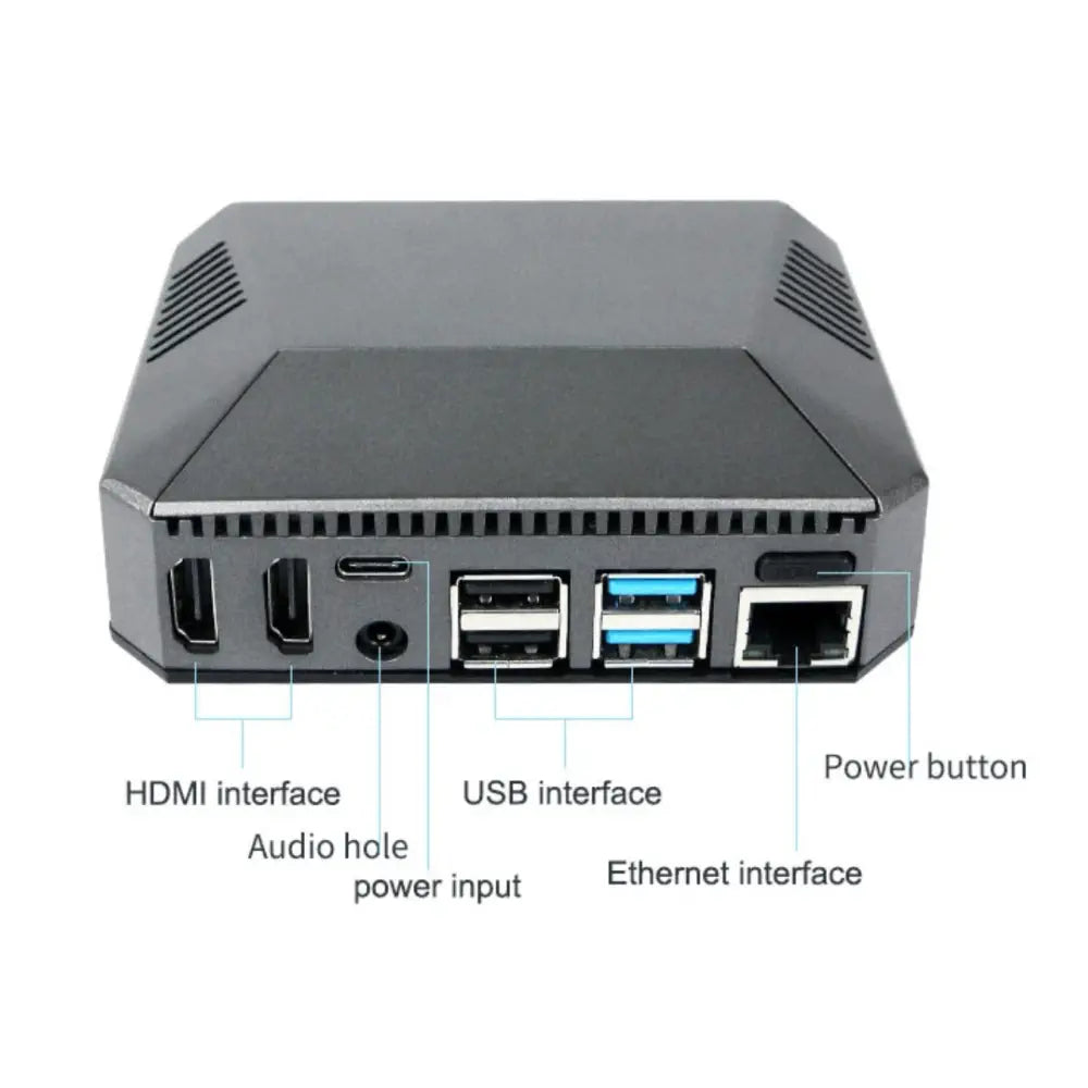 Argon ONE V2 アルミニウムケース ファン および 電源ボタン付き Raspberry Pi 4用