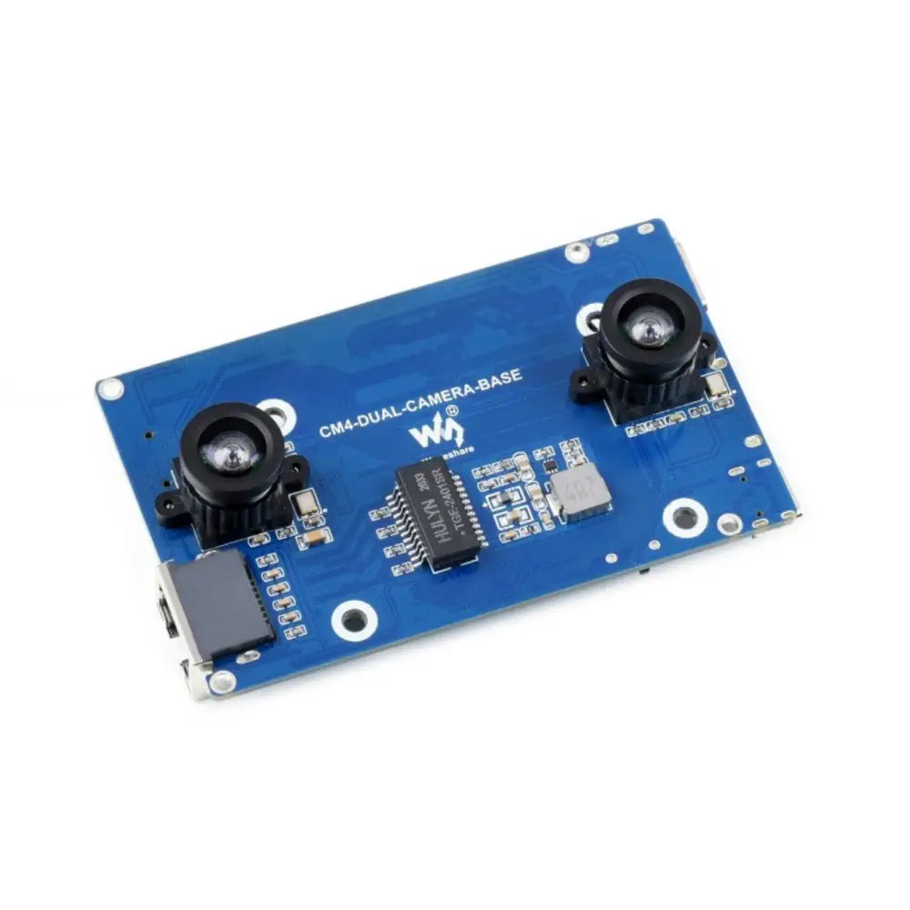 RPi CM4用 二眼カメラベースボード (インタフェースエクスパンダ および FFCなし)