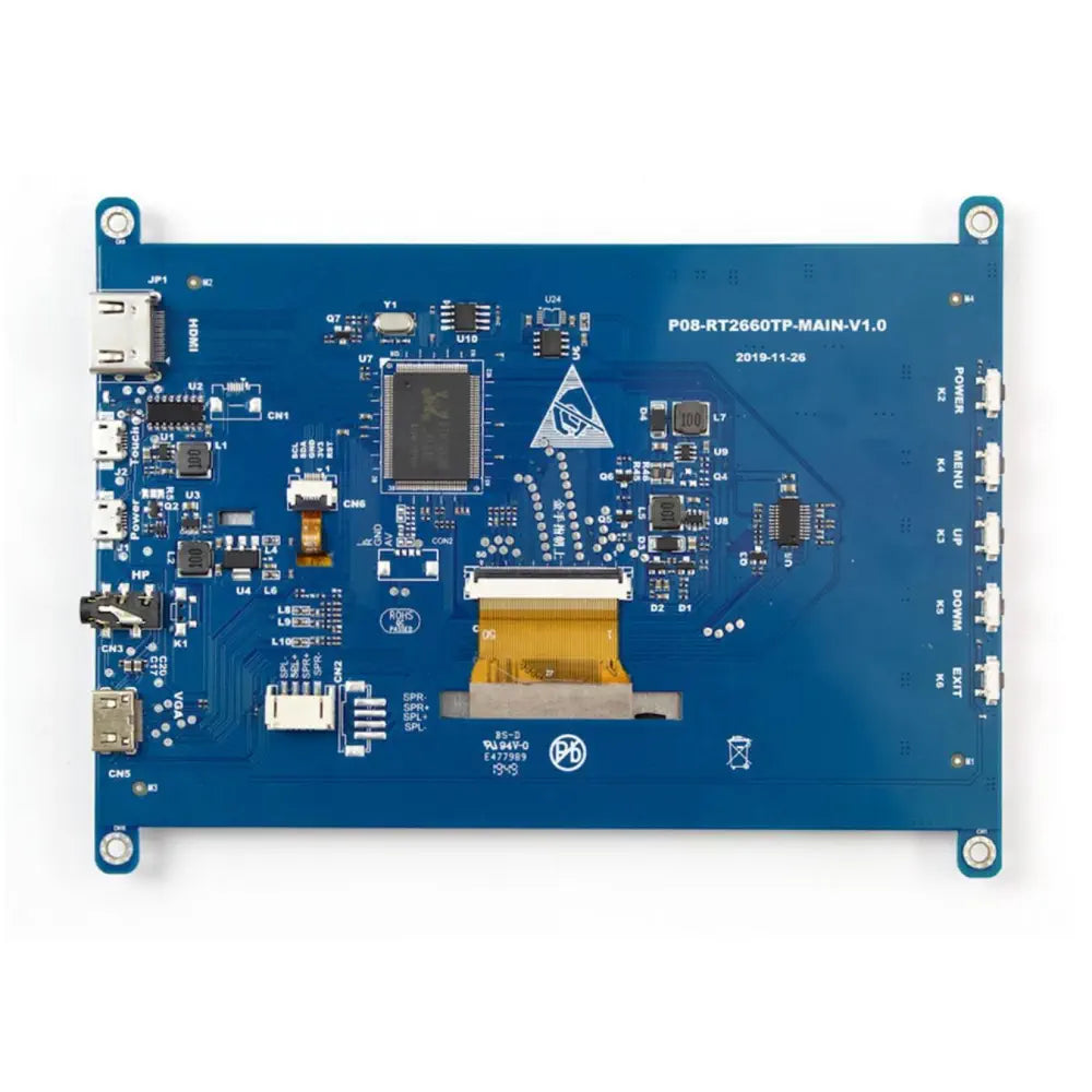 Raspberry Pi用タッチ付き 7インチ 1024x600 HDMI LCD