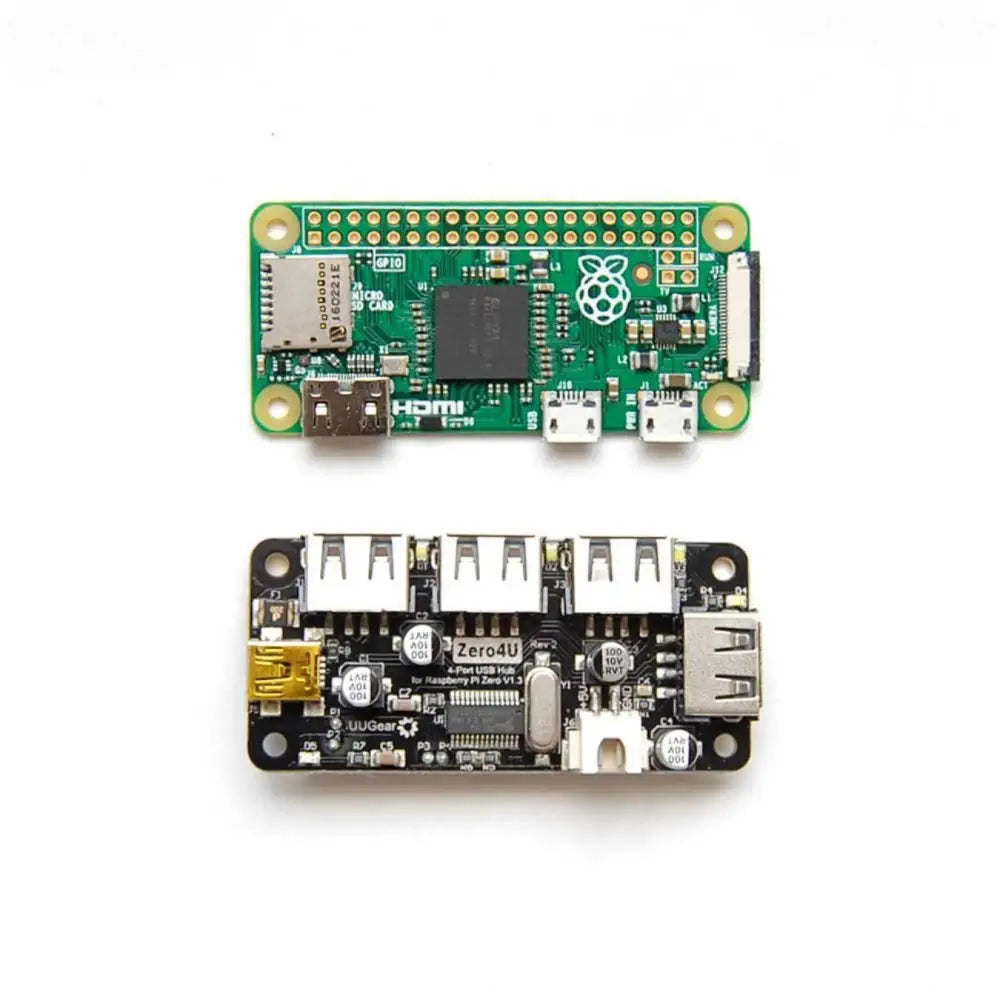 Zero4U 4ポート USBハブ Raspberry Pi Zero用 (v1.3のみ)