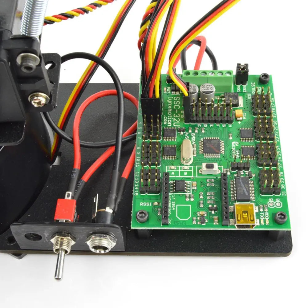 Lynxmotion AL5D 4DOFロボットアームSSC-32Uコンボキット（FlowBotics Studio）