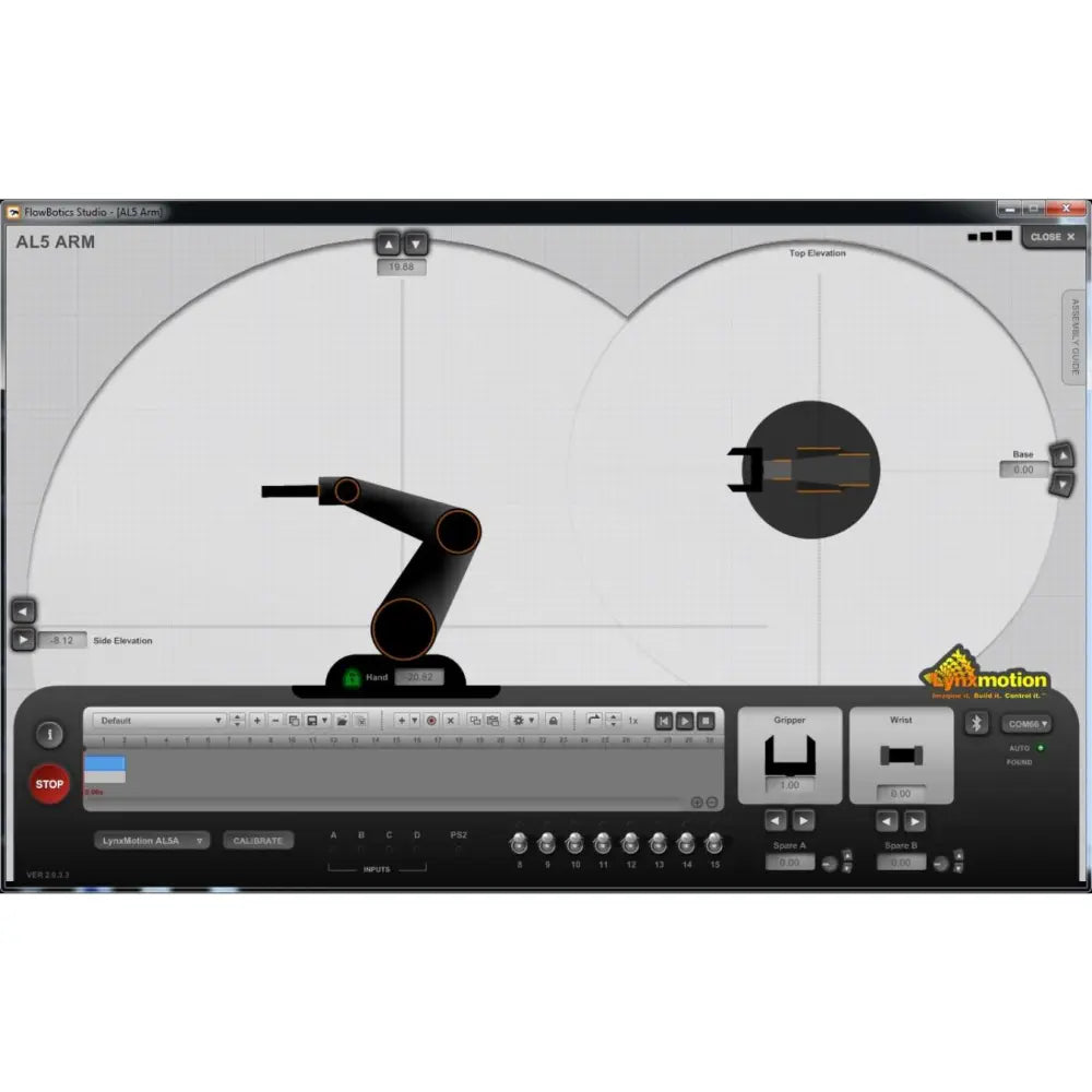 Lynxmotion FlowBotics Studio グラフィカルプログラミングソフトウェア - 無料ダウンロード
