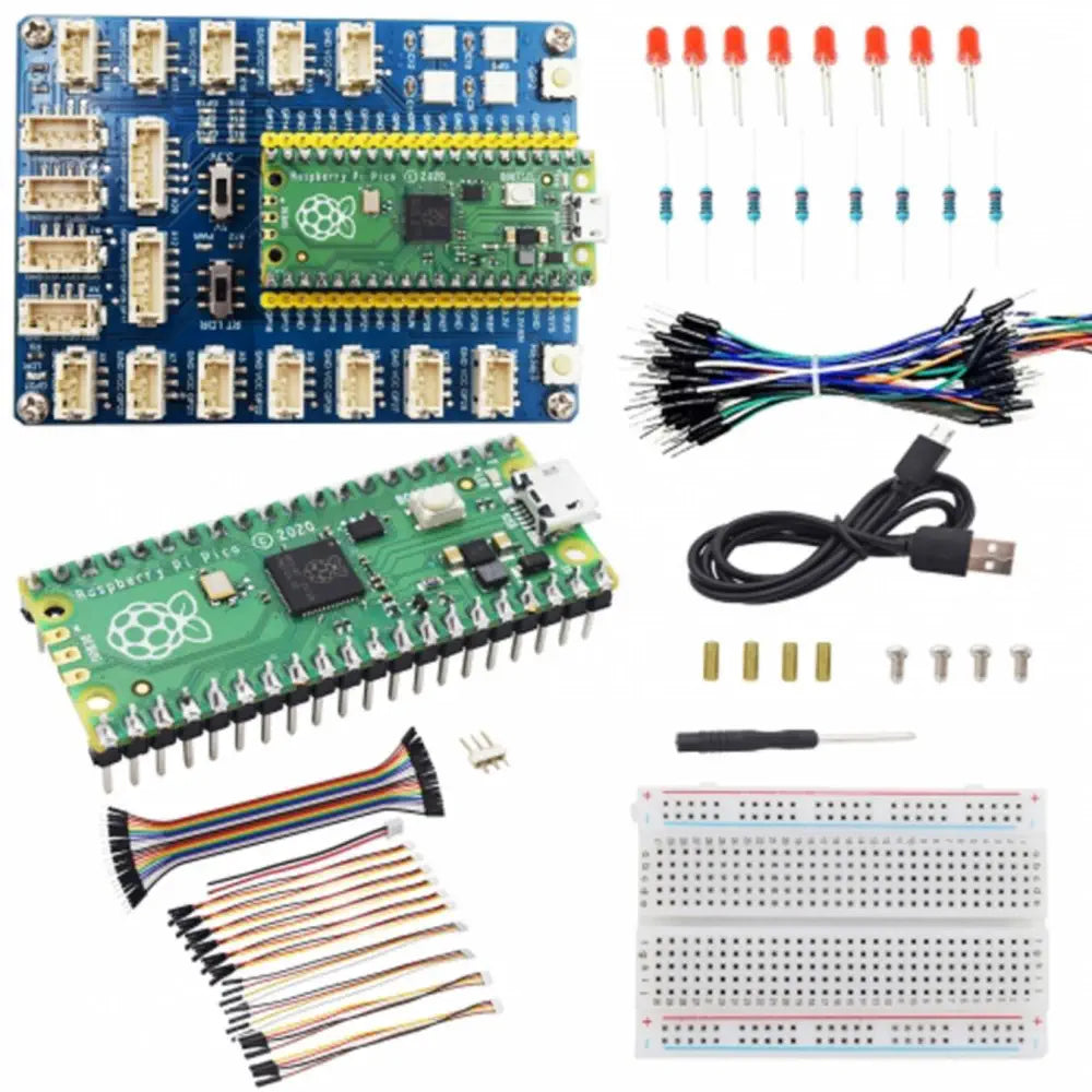 Adeept Raspberry Pi Pico 拡張キット（Pico、拡張ボード、ブレッドボード付属）