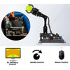Adeept 5-DOF Arduino互換プログラマブルオレンジロボットアームキット、OLED ディスプレイ付き