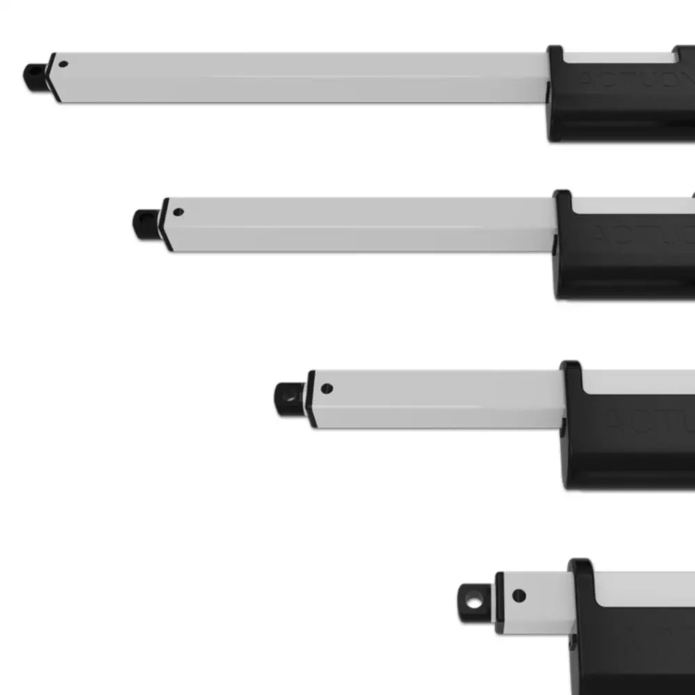 P16 リニアアクチュエータ 200mm 256:1 12V リミットスイッチ付き