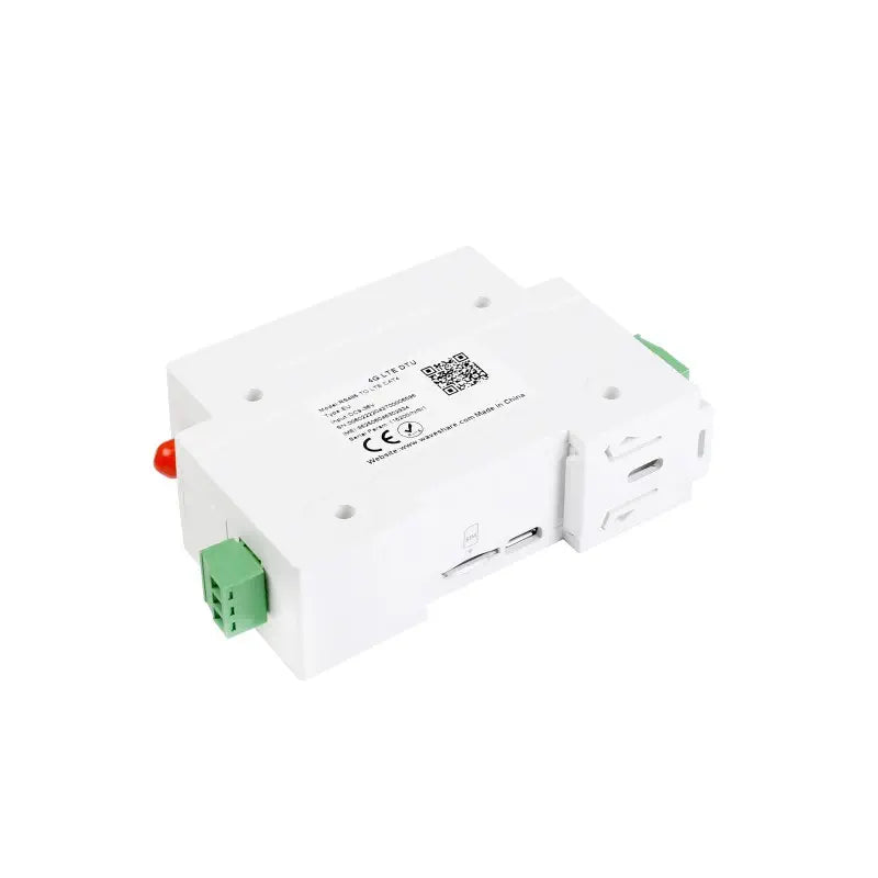 Waveshare 工業用 4G DTU、RS485～LTE CAT4、DIN レールマウント、EMEA  および アジア向け