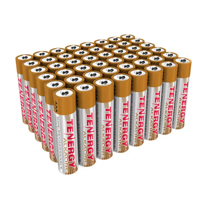 Tenergy 1.5V 単四アルカリ電池 (48個)