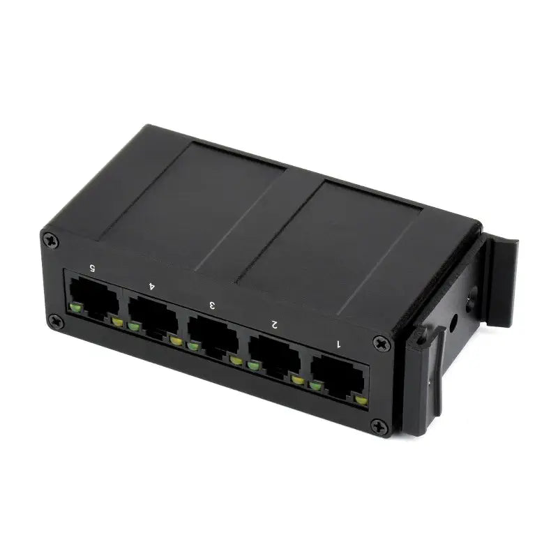 工業用 5P ギガビット イーサネットスイッチ、全二重 10/100/1000M、DINレールマウント