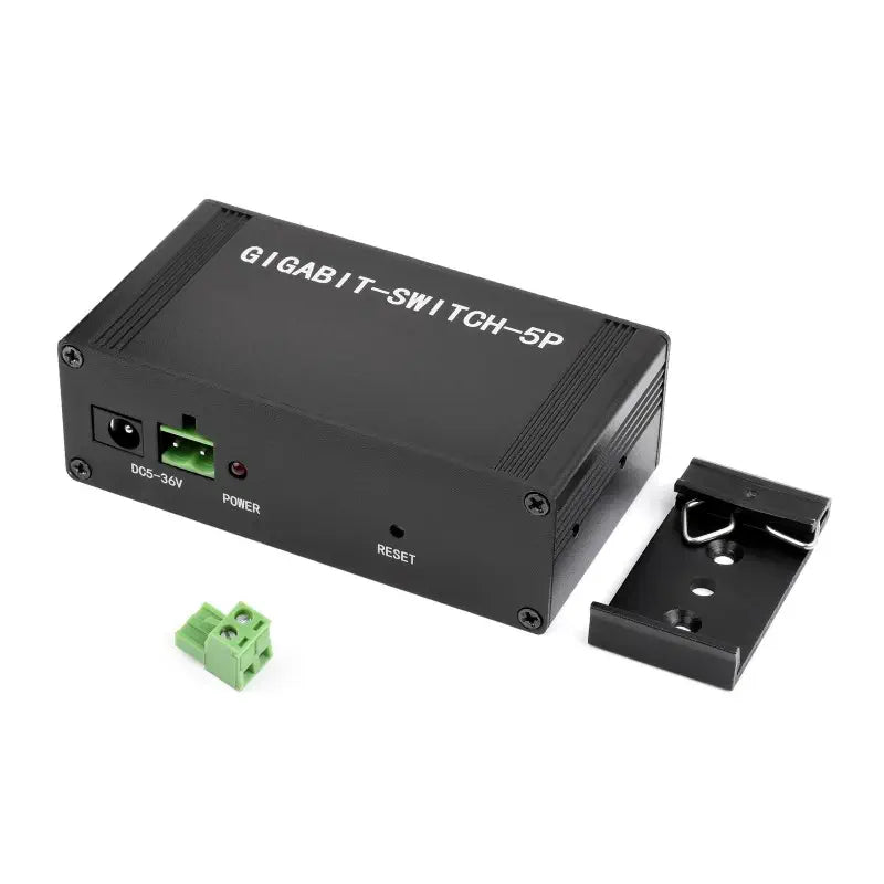 工業用 5P ギガビット イーサネットスイッチ、全二重 10/100/1000M、DINレールマウント