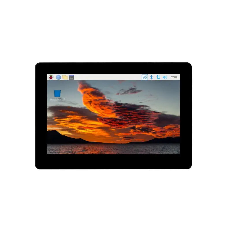 RPi CM4用 5 Inch 増設用 タッチスクリーン、PoEヘッダ、ギガビットイーサネット、4K出力