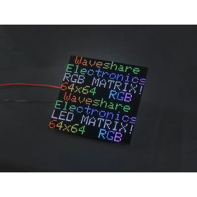 フレキシブル RGB フルカラー LEDマトリックスパネル 3mm間隔 64 x 64 曲面対応PCB