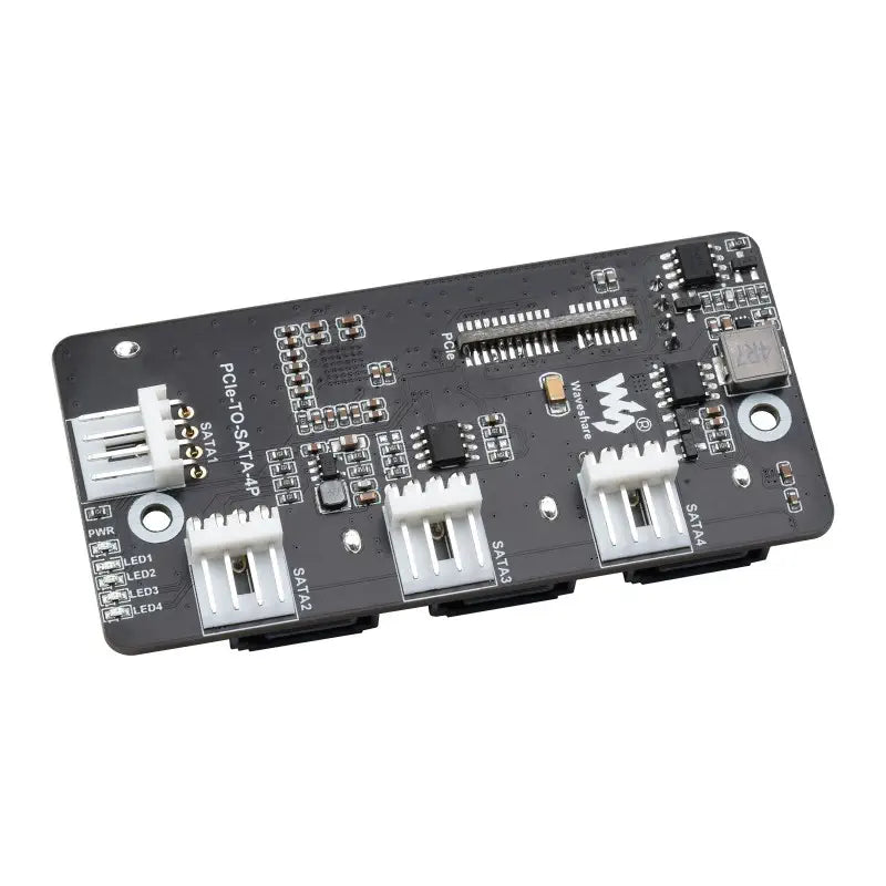 PCIe - 4チャンネル SATA 3.0エクスパンダ 6Gpbs 高速 SATAインタフェース CM4対応